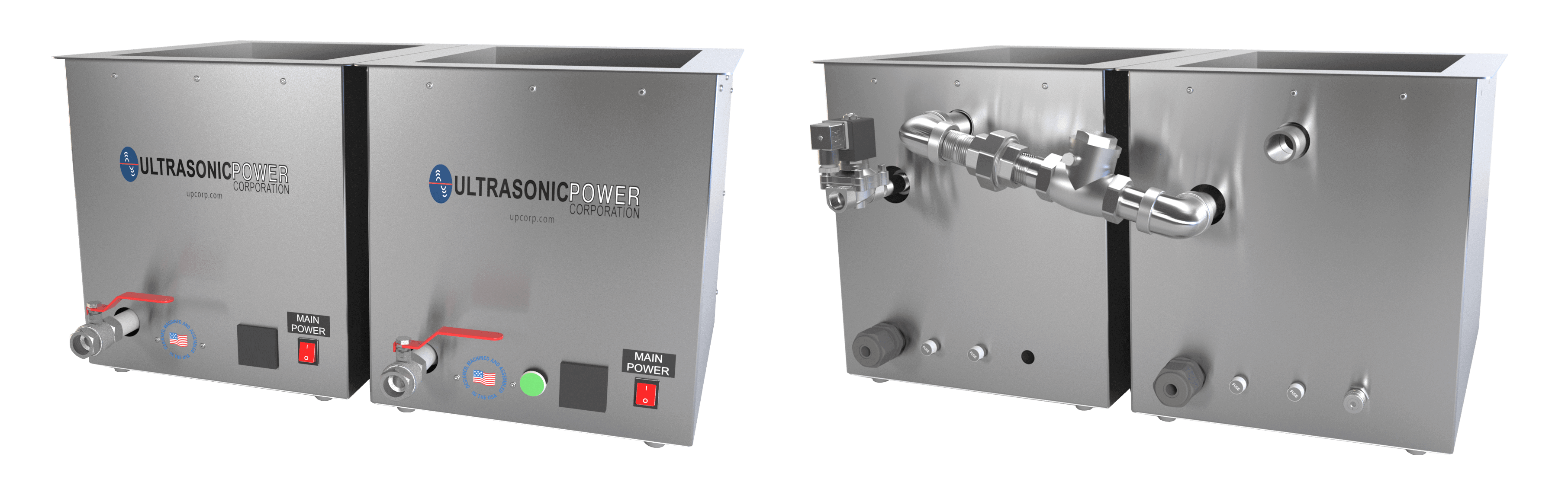 Two Stainless Steel Tanks Equiped With Cascading Overflow
